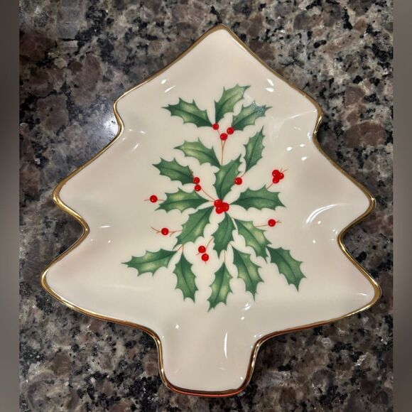 Lenox ‘Hosting the Holidays’ Glass Plate New! - Picture 1 of 4